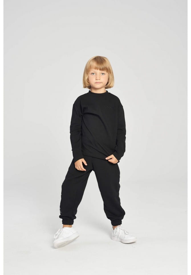 Koszulka z długim rękawem czarna ZD LONGSLEEVE BLACK